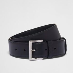 Prada Women Calfskin Leather Belt New 75